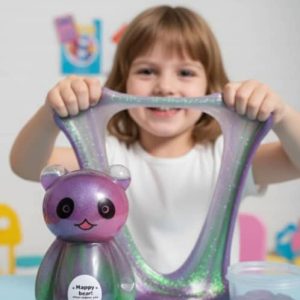 SLIME en envase con forma de oso