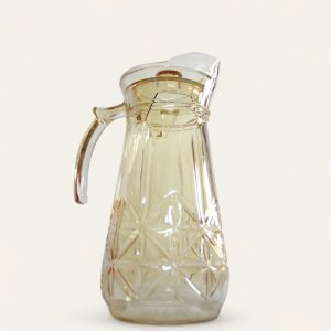 Jarra de vidrio con tapa