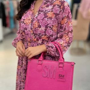 Vestido informal estampado en flores