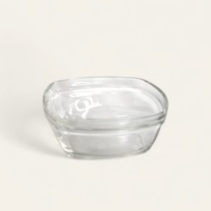 Set de 6 unidades de ensaladeras cuadradas de vidrio (14cm)