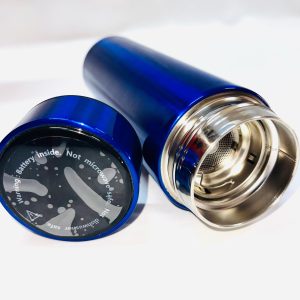 Botella térmica con pantalla LED, de acero inoxidable, antideslizante, inteligente, resistente a fugas