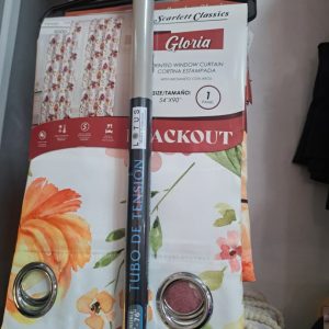 Cortinero de 41" - 76", 104.14cm - 193.04cm PLATEADO