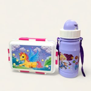 Lunchera combinada con botella de agua