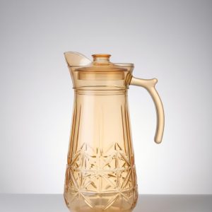 Jarra de cristal ámbar Green Apple.