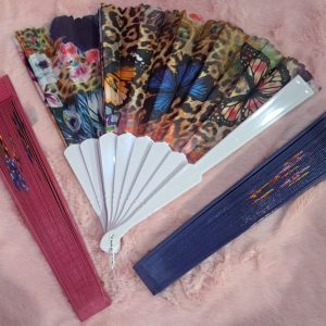 Abanicos estampados