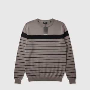 Jersey de punto a rayas para hombre