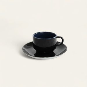 Set de 6 tazas de espresso con su platillo (6u)