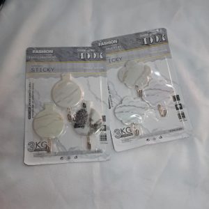 Ganchos adhesivos para pared (1pqt)